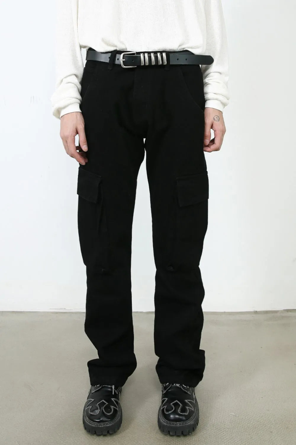 Men's Jeans with Cargo Pockets - cas7m