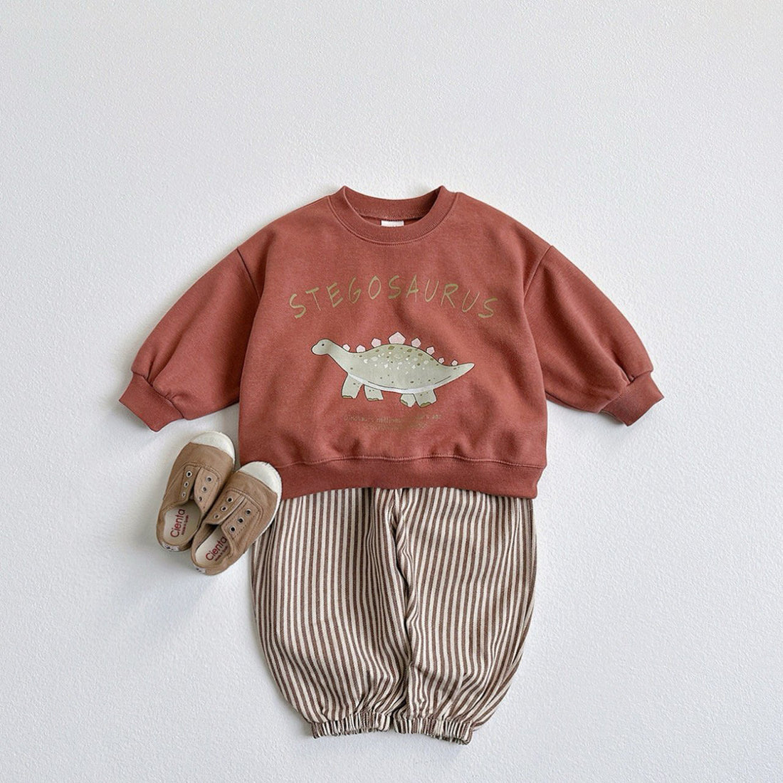 Children's Ins Korean Cartoon Dinosaur Sweatshirt - cas7m