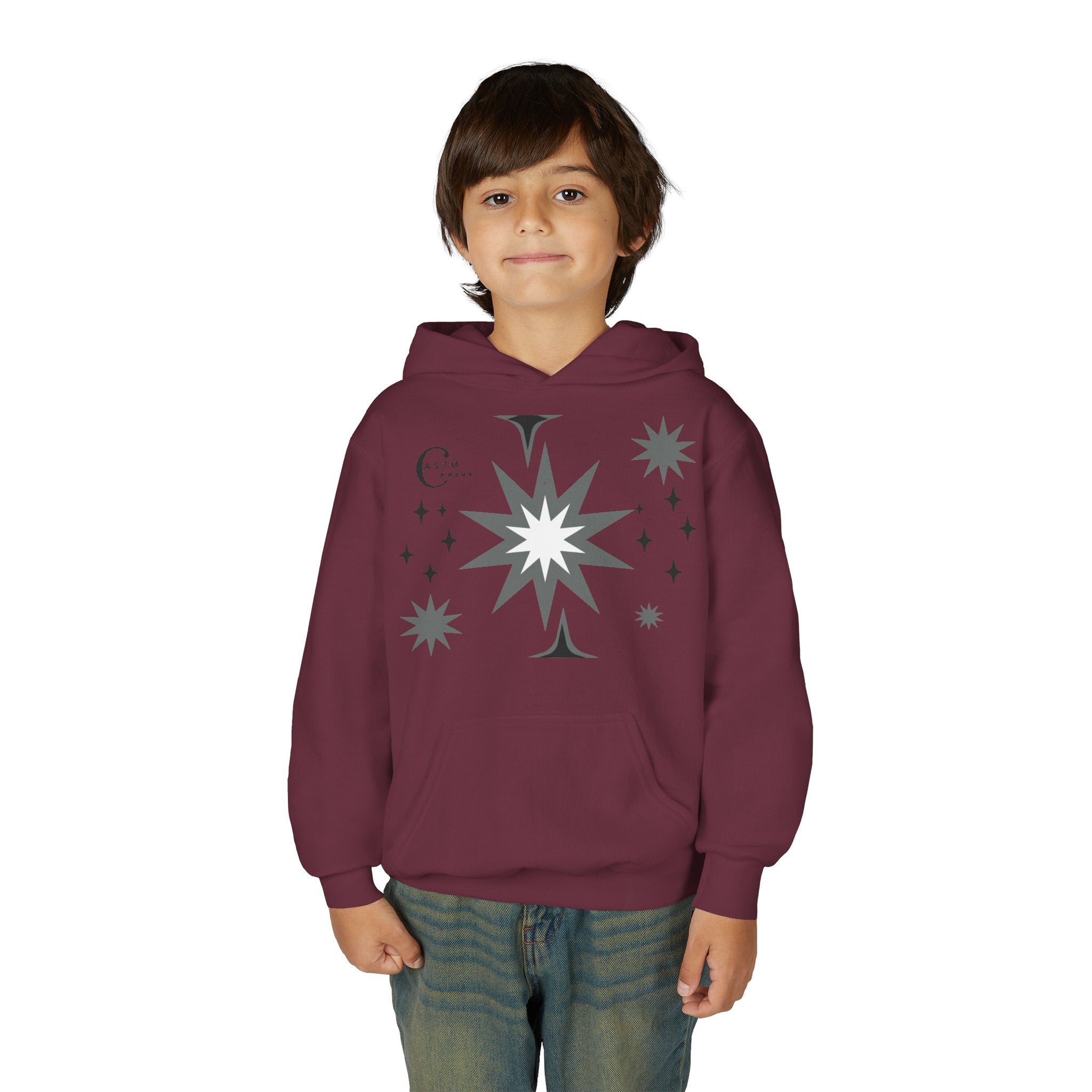 Youth Heavy Blend Hooded Sweatshirt - cas7m