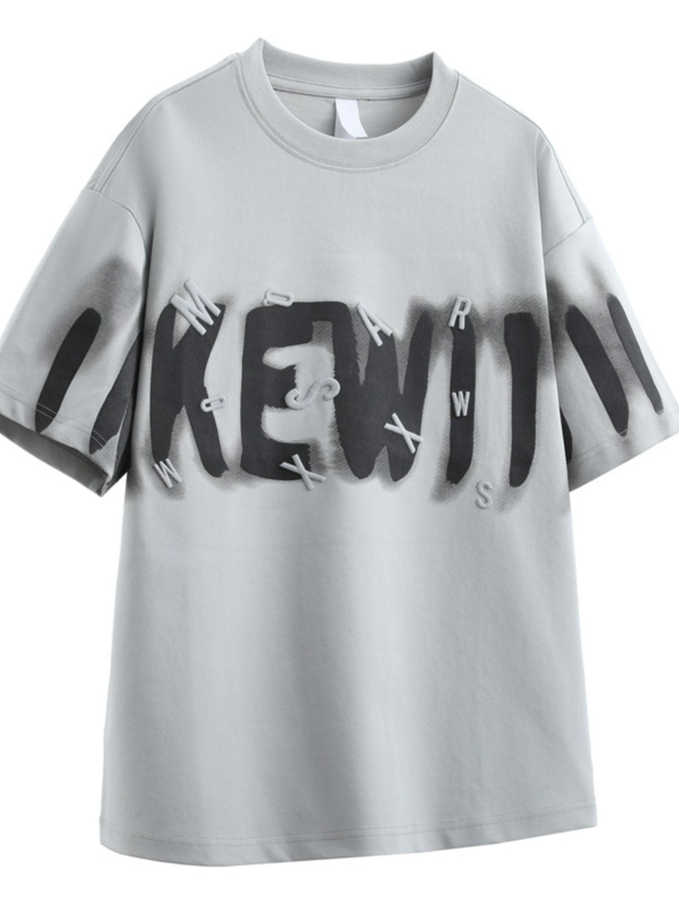 Men's Plus Size Graphic Oversized T-Shirt - cas7m