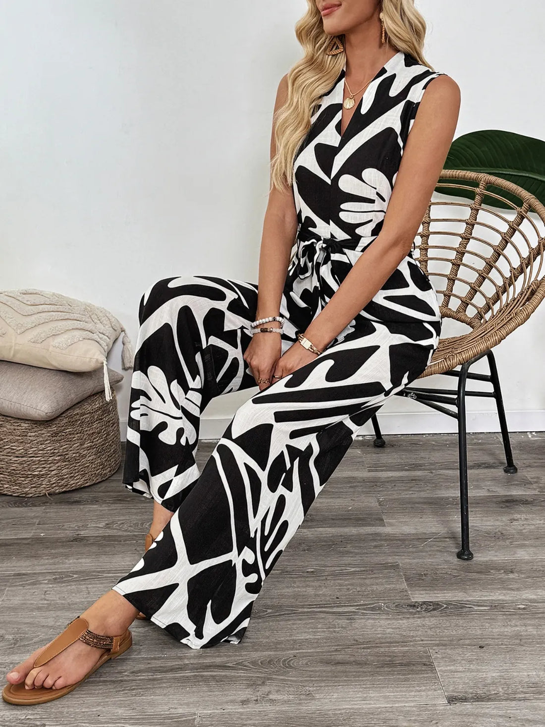 Viscose Zippered Pocket Jumpsuit - Soft, Stylish, Easy Care - cas7m