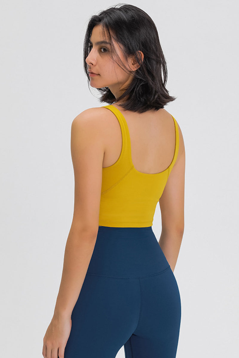 Millennia Scoop Back Sports Bra - cas7m