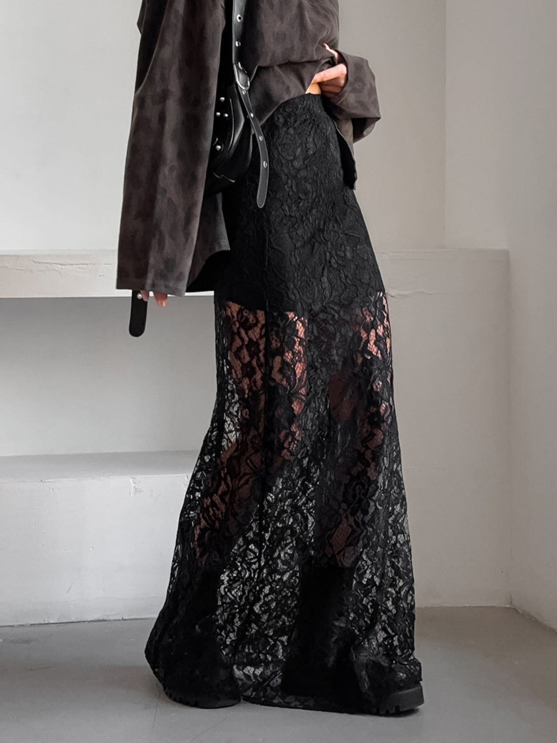Lace Maxi Skirt - cas7m