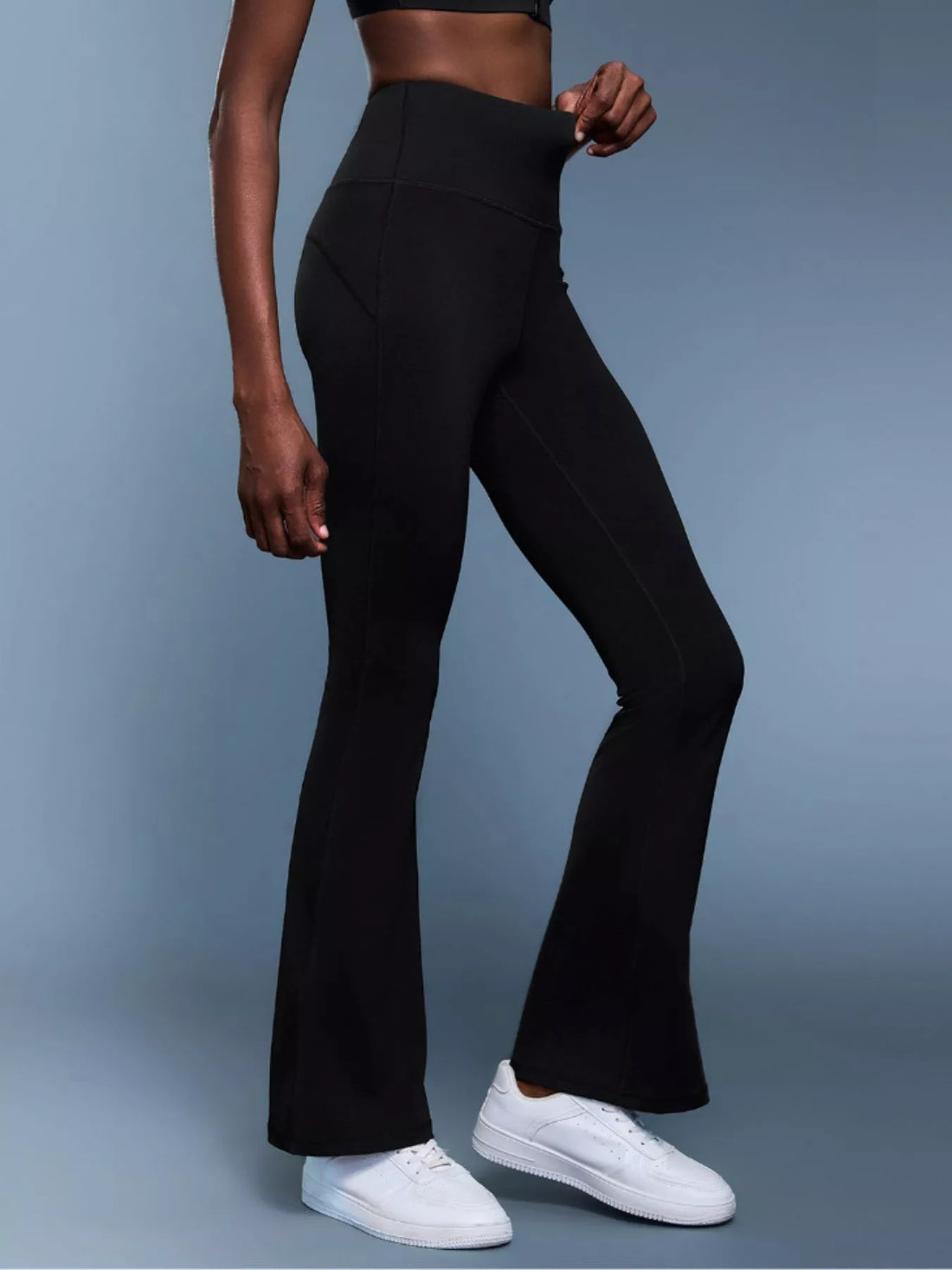 High-Waisted Flare Active Pants - cas7m
