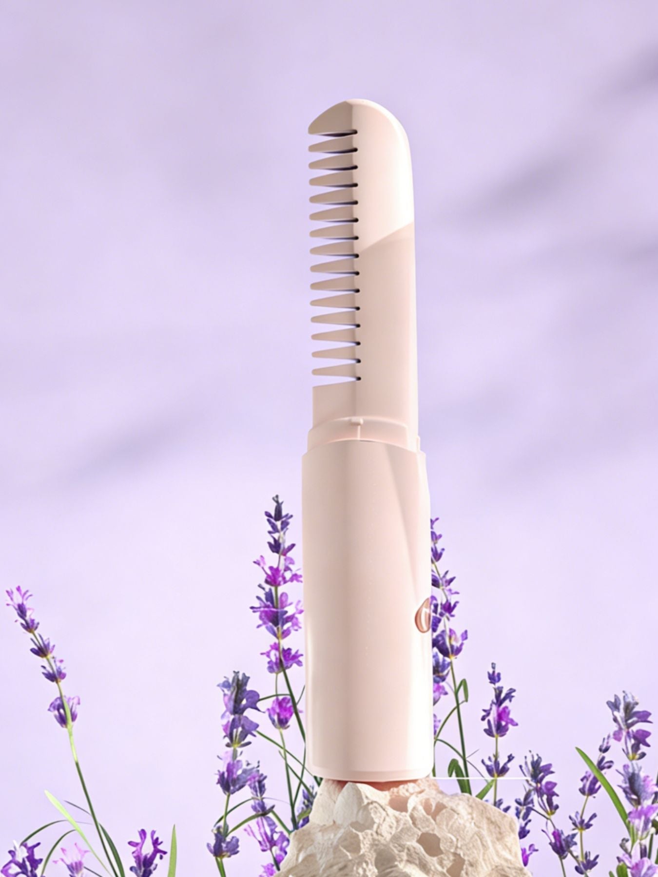 Portable Heated Straightening Comb: Quick, Sleek, Frizz-Free Hair - cas7m
