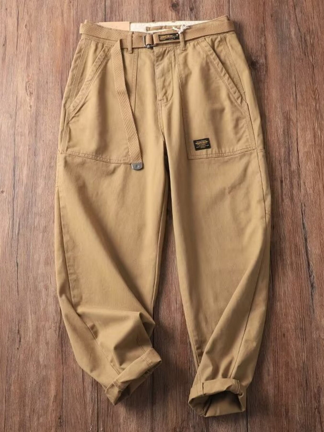 Men's Plus Size Loose Fit Pants with Pockets - cas7m