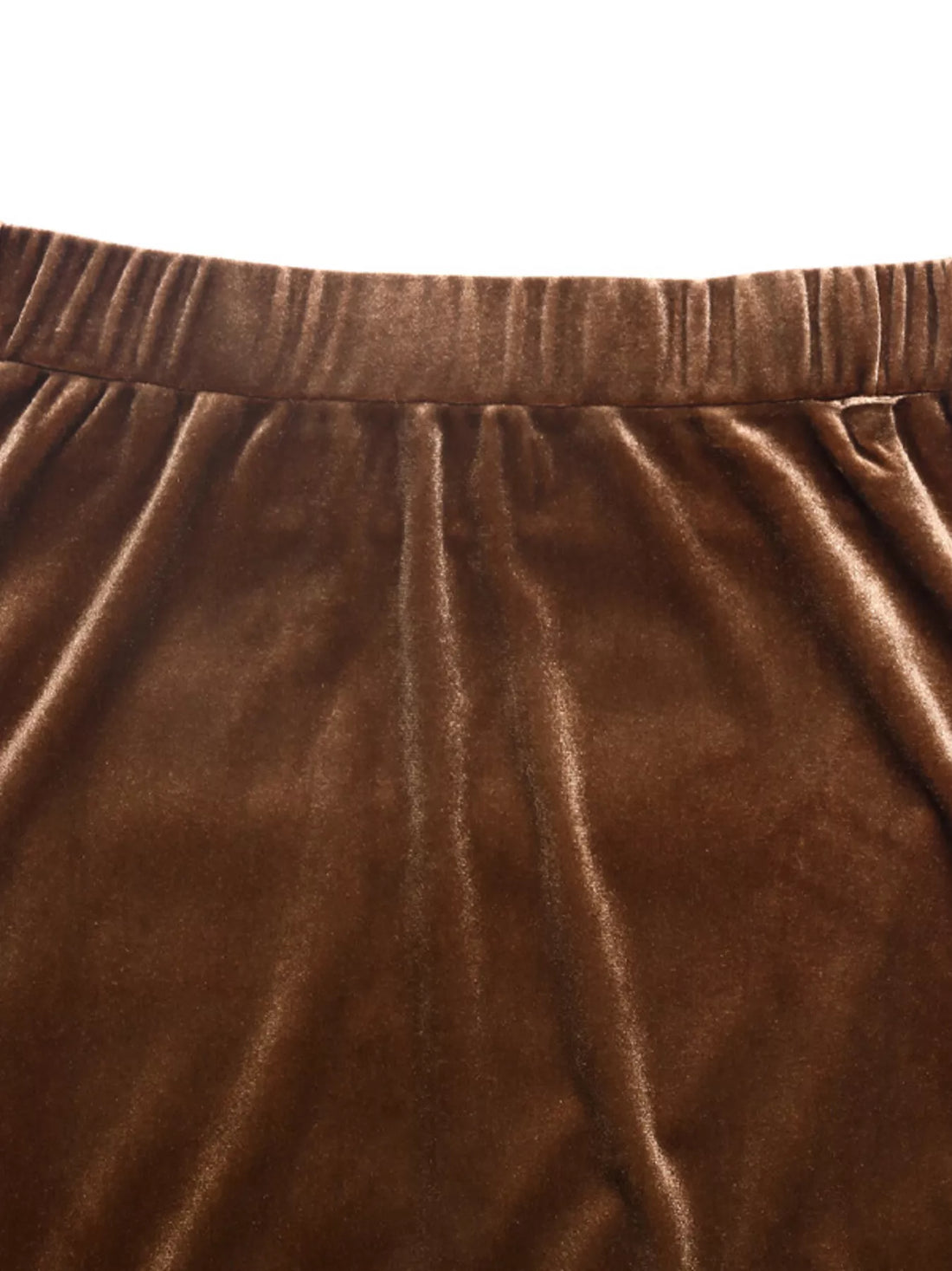 Velvet Tiered Midi Skirt - cas7m
