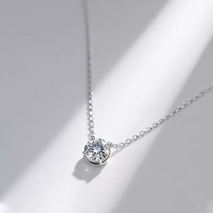 2 Carat Moissanite Pendant Necklace - cas7m
