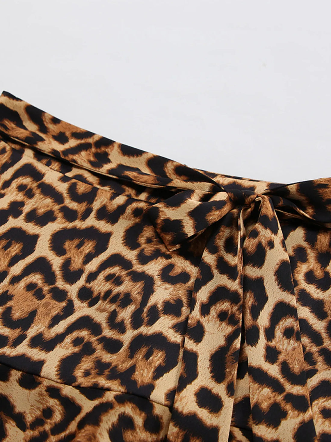 Leopard Print Mini Skirt - cas7m