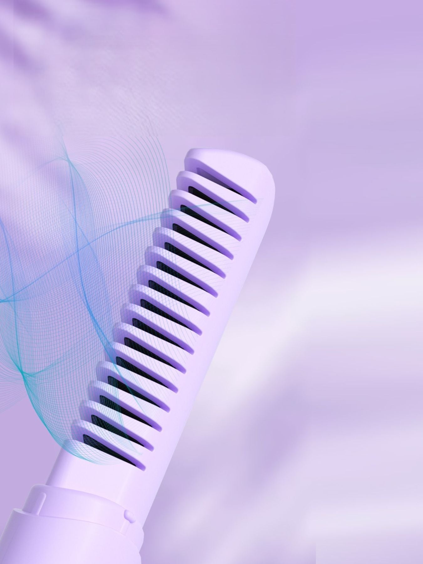 Portable Heated Straightening Comb: Quick, Sleek, Frizz-Free Hair - cas7m