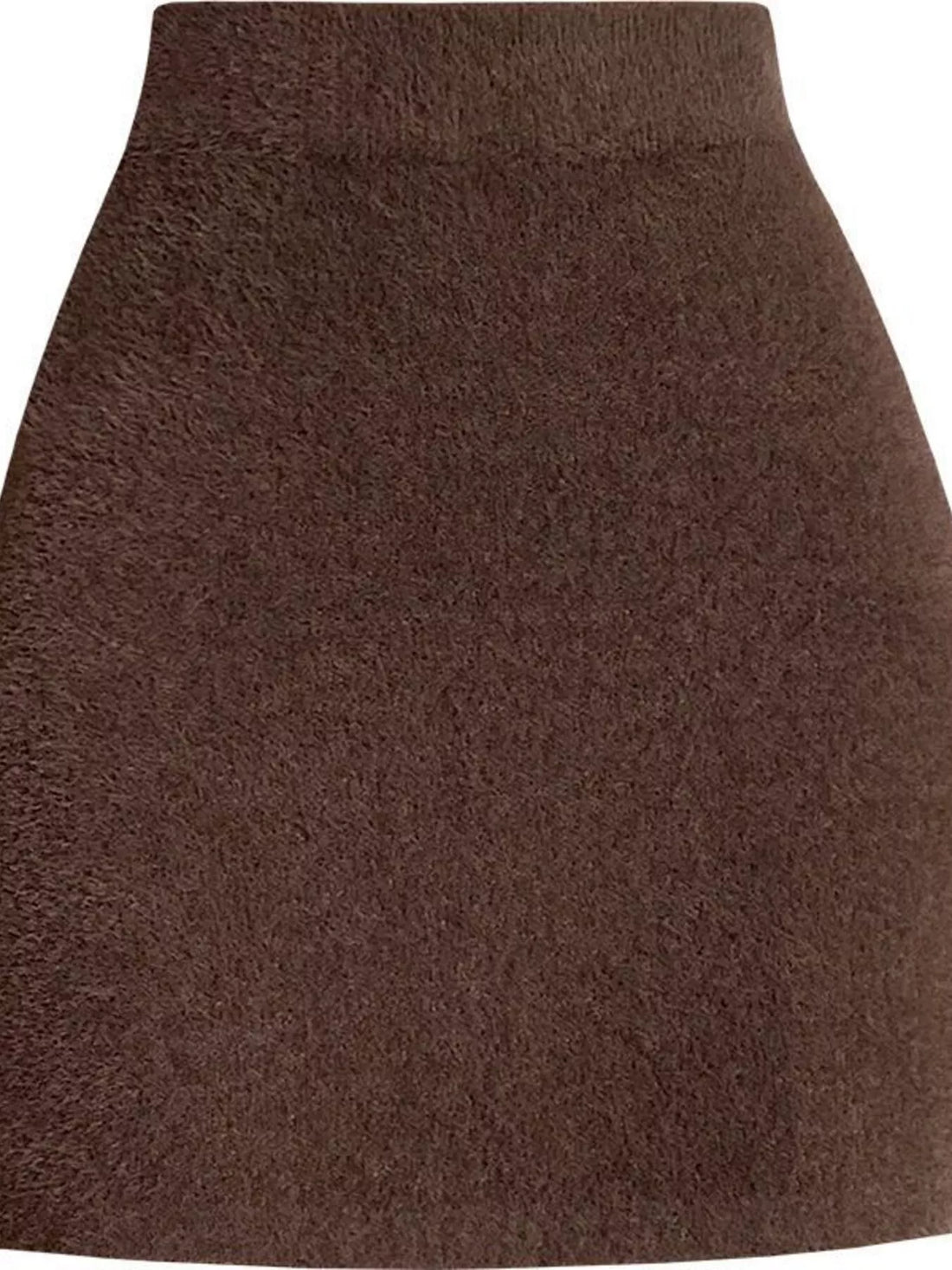 Plush Knit Mini Skirt - cas7m