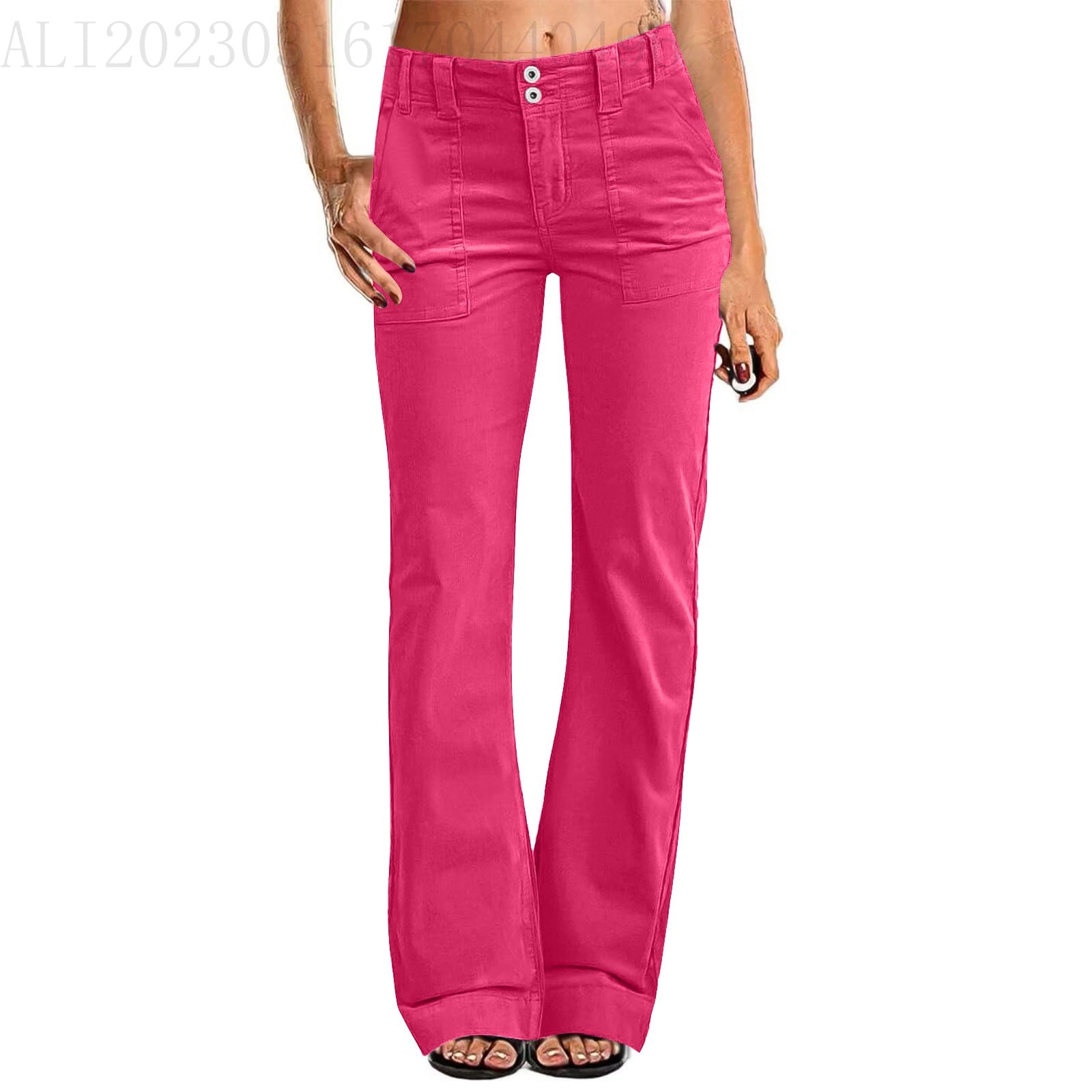 Lightweight Sports Pants Zipper Pocket Exercise Workout Pants - cas7m
