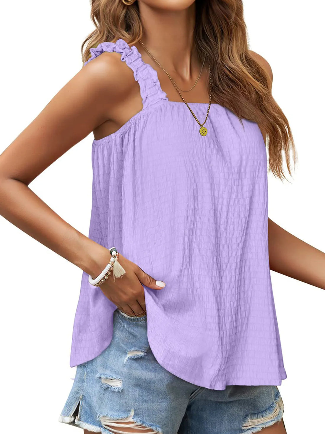 Square Neck Tank Top - cas7m