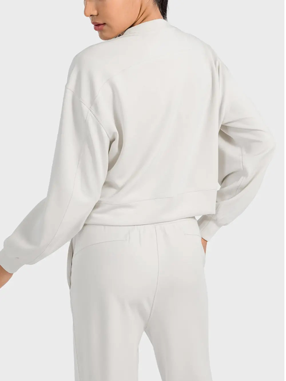 Millennia Round Neck Drop Shoulder Sports Top - cas7m