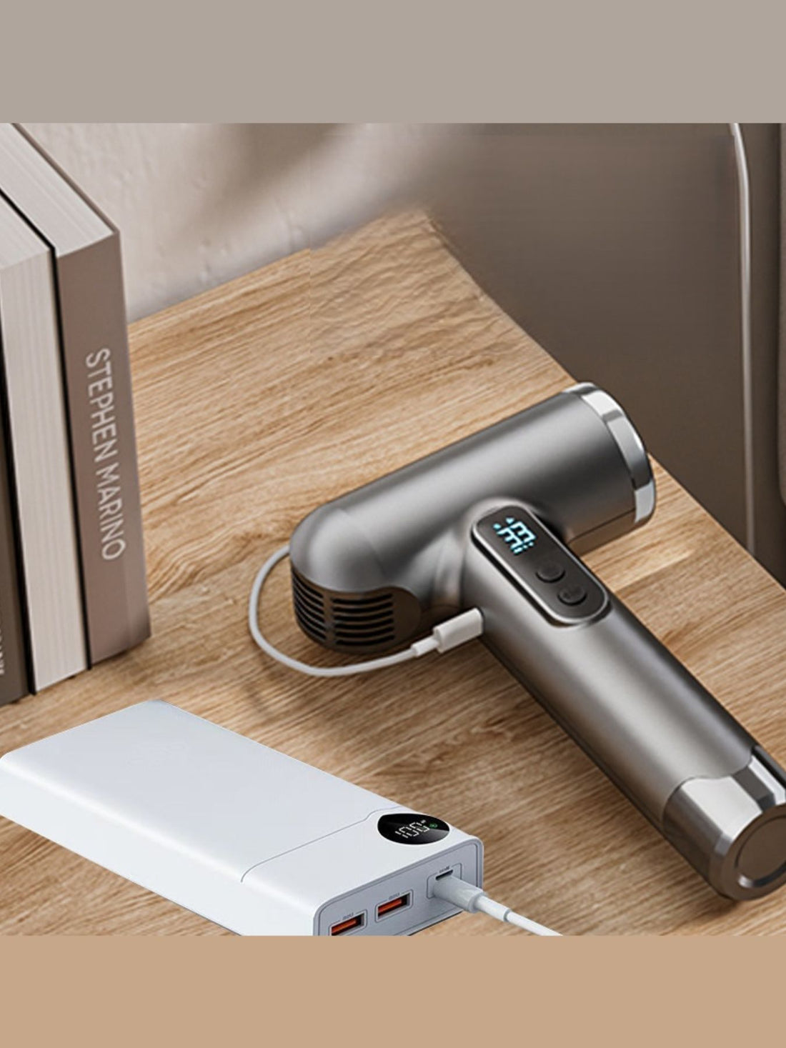 Portable Cordless High-Speed Hair Dryer: Salon Results Anywhere - cas7m