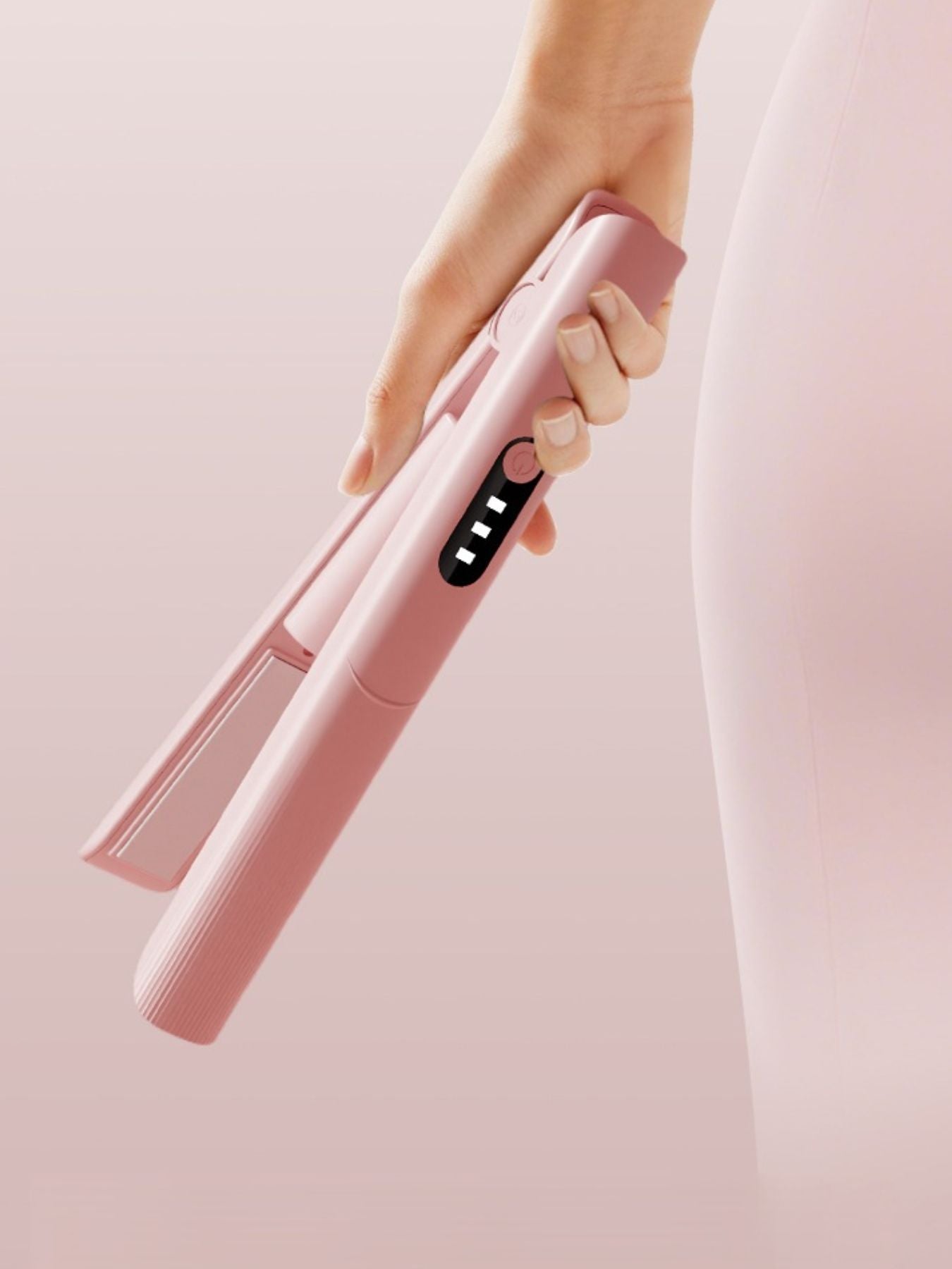 Rechargeable Ionic Travel Hair Straightener - Smooth & Shine - cas7m