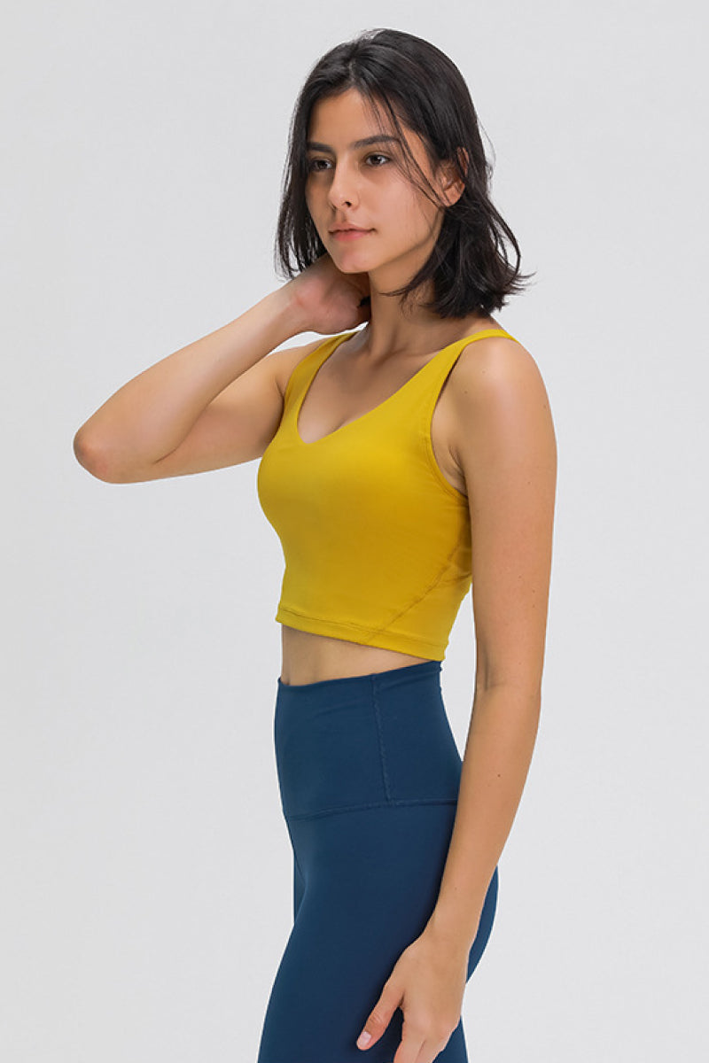 Millennia Scoop Back Sports Bra - cas7m