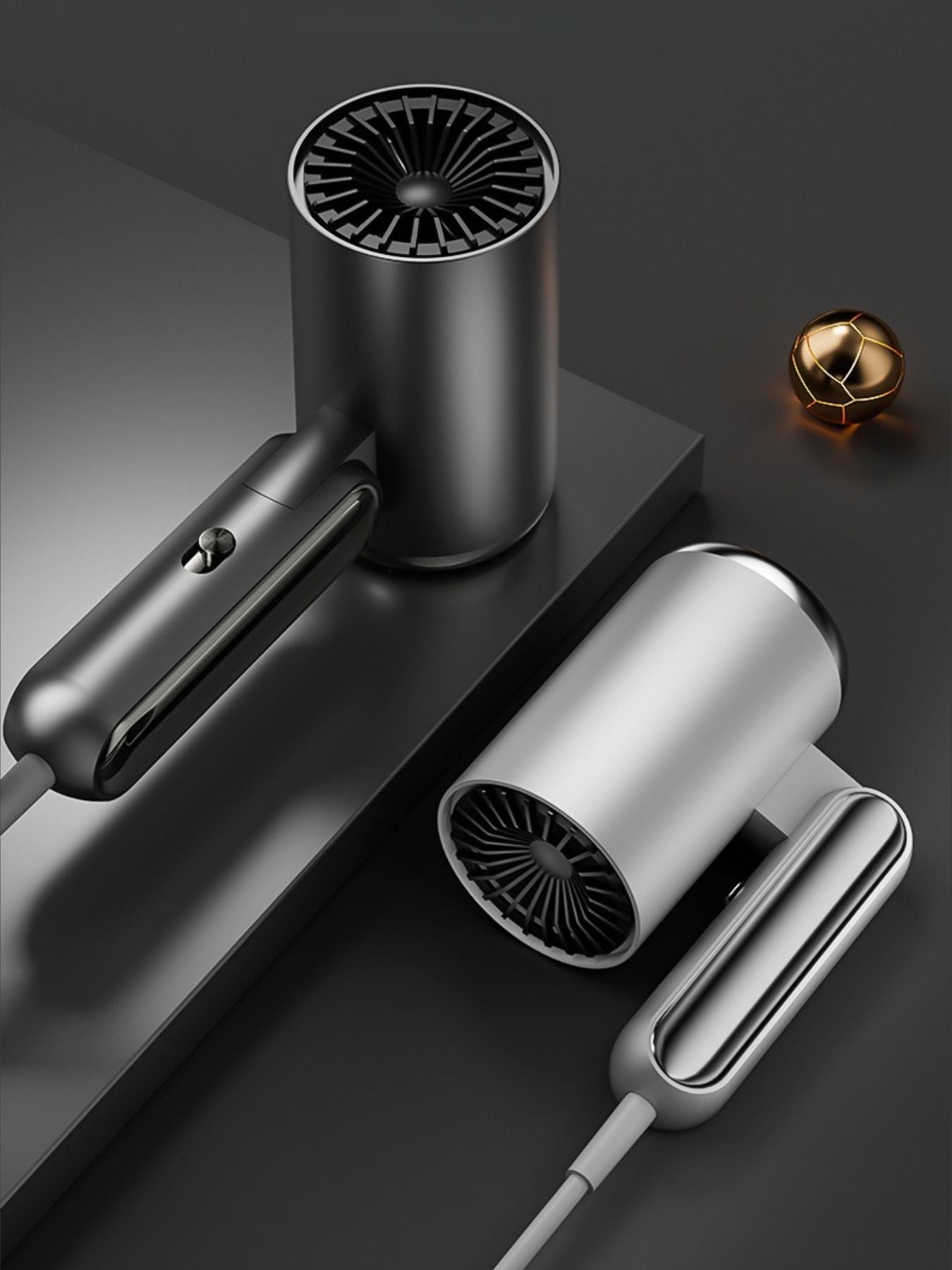 Travel-Ready Negative Ion Hair Dryer for Sleek, Frizz-Free Styling - cas7m