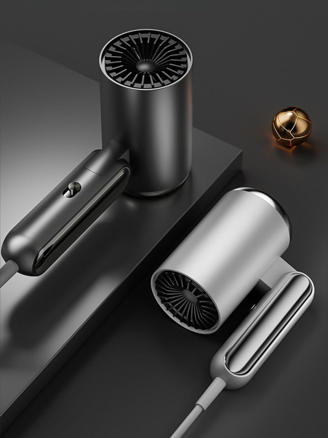 Travel-Ready Negative Ion Hair Dryer for Sleek, Frizz-Free Styling - cas7m