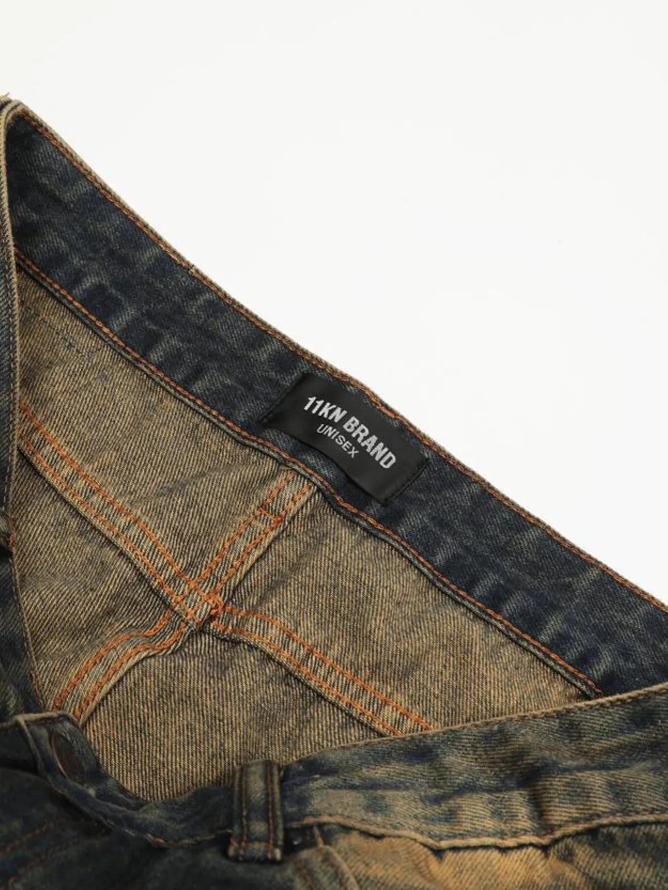 Men's Washed Flare Jeans - cas7m