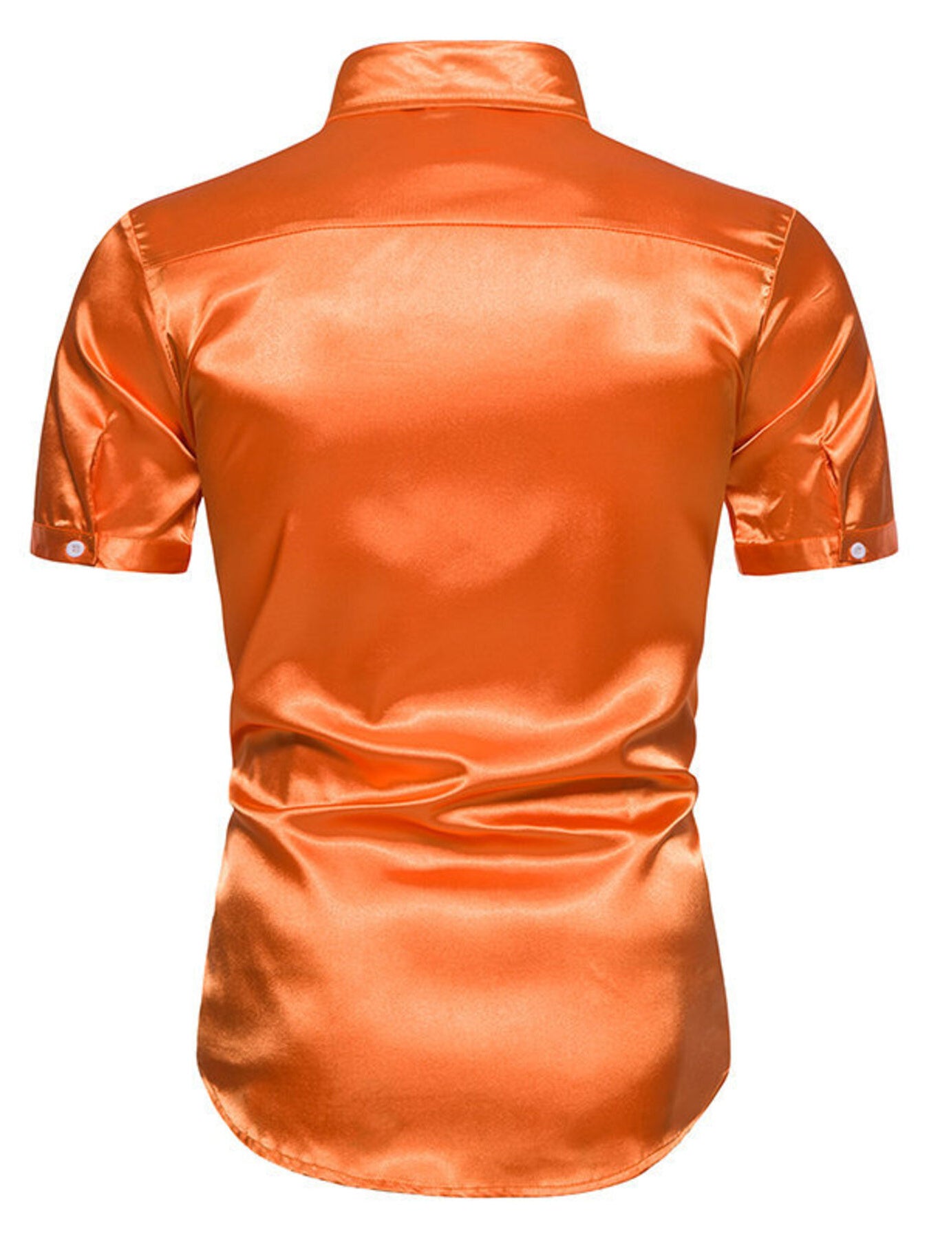 Men's Button Up Short Sleeve Shirt - cas7m