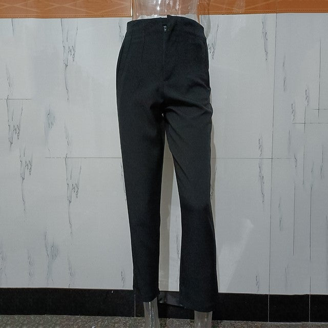 Women's Casual Fashion Straight Leg Pants - cas7m