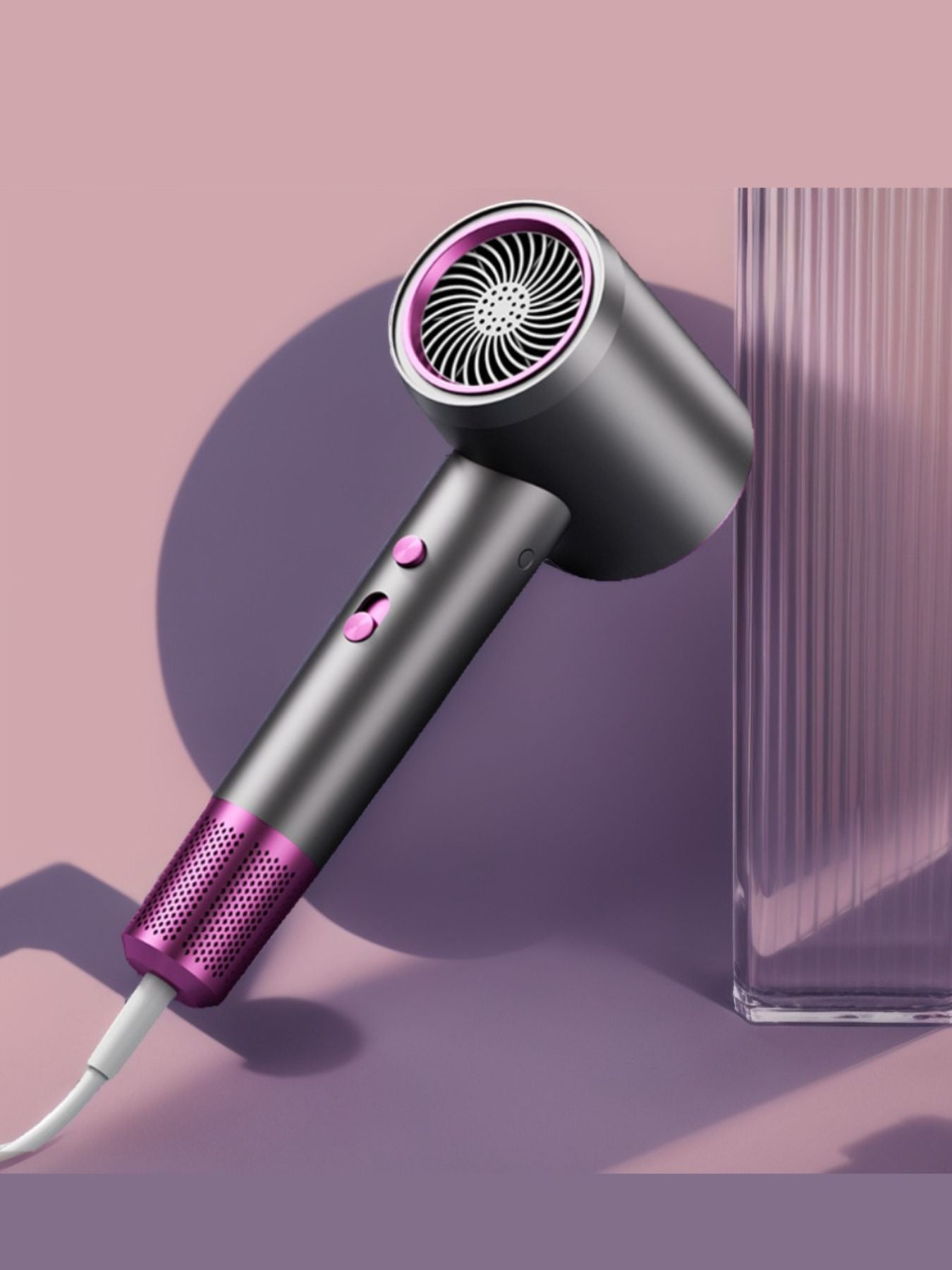 Precision Glide: High-Speed Temperature Control Hair Dryer - cas7m