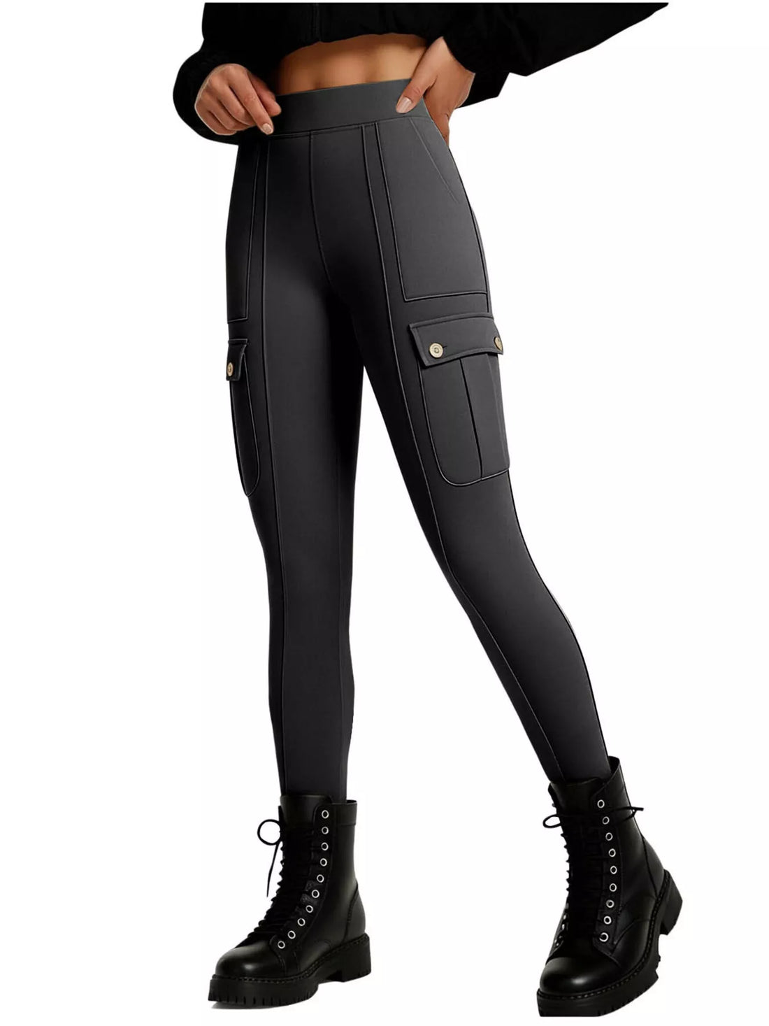 High Waist Active Pants - cas7m