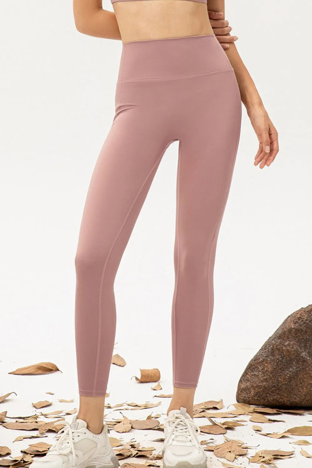 Essential Stretch Nylon Leggings - Comfort Fit for Everyday Wear - cas7m
