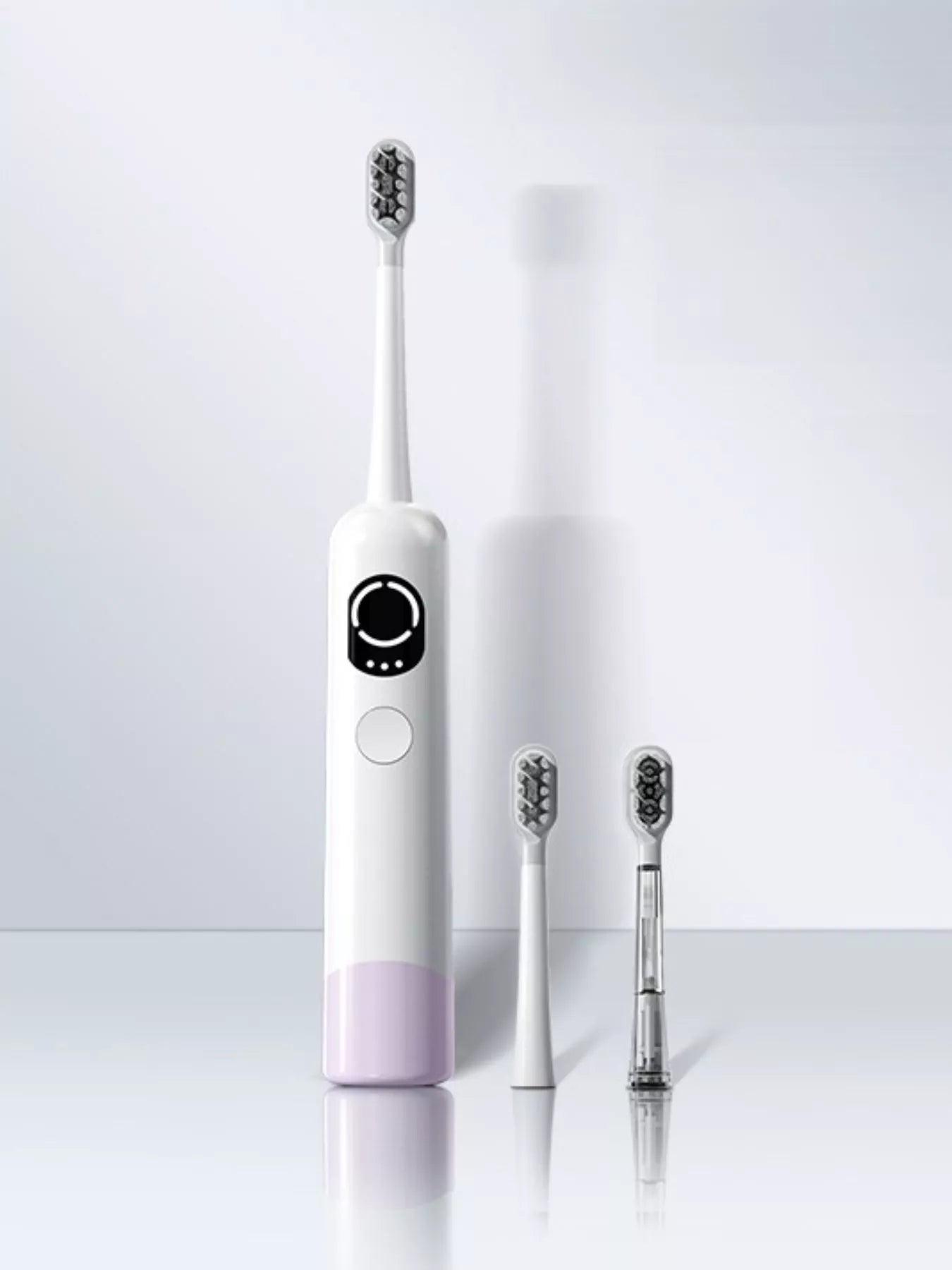 Smart Electric Toothbrush: Sleek, Portable, High-Tech Cleaning - cas7m