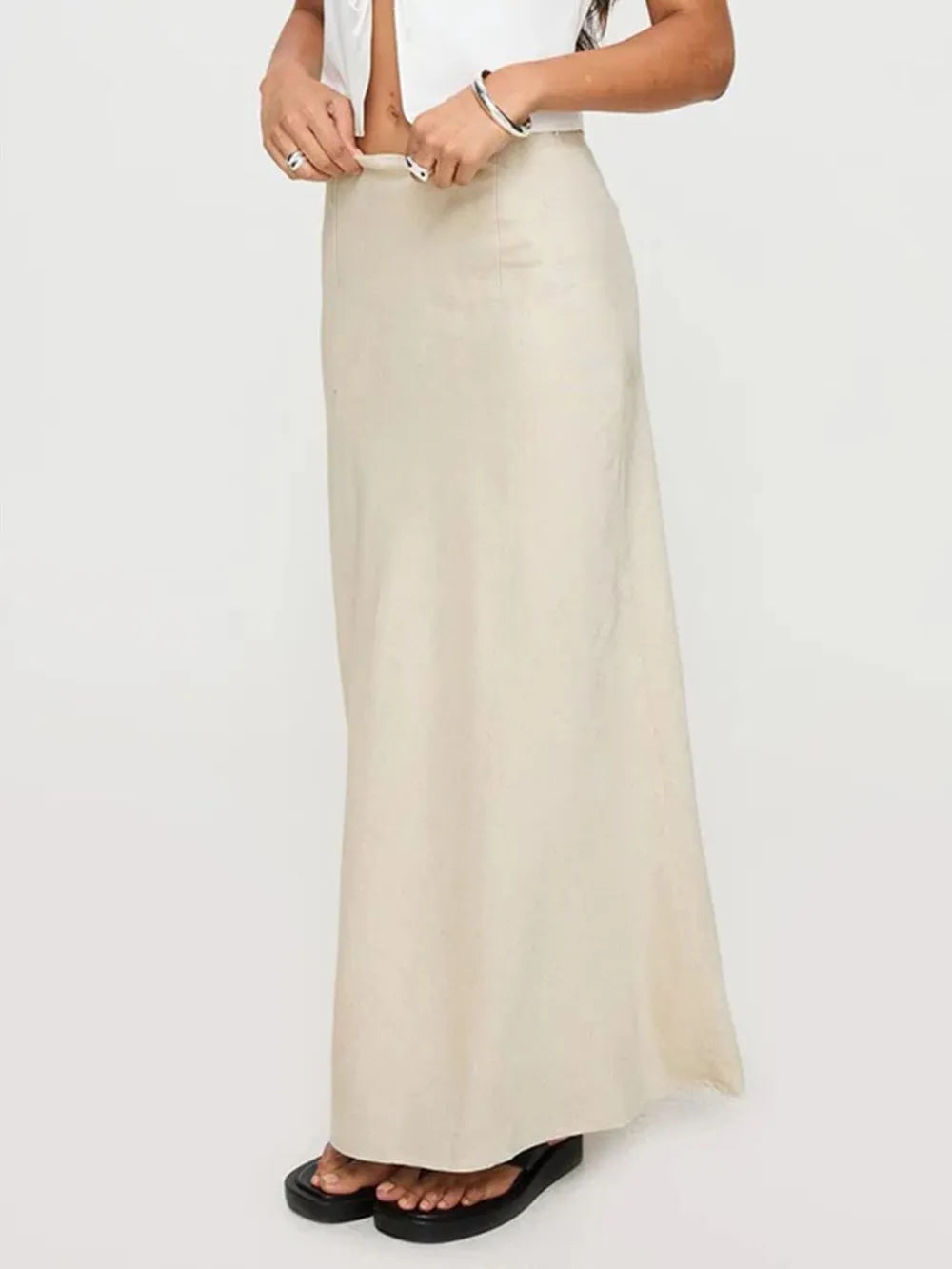 Devine Slim Maxi Skirt - cas7m