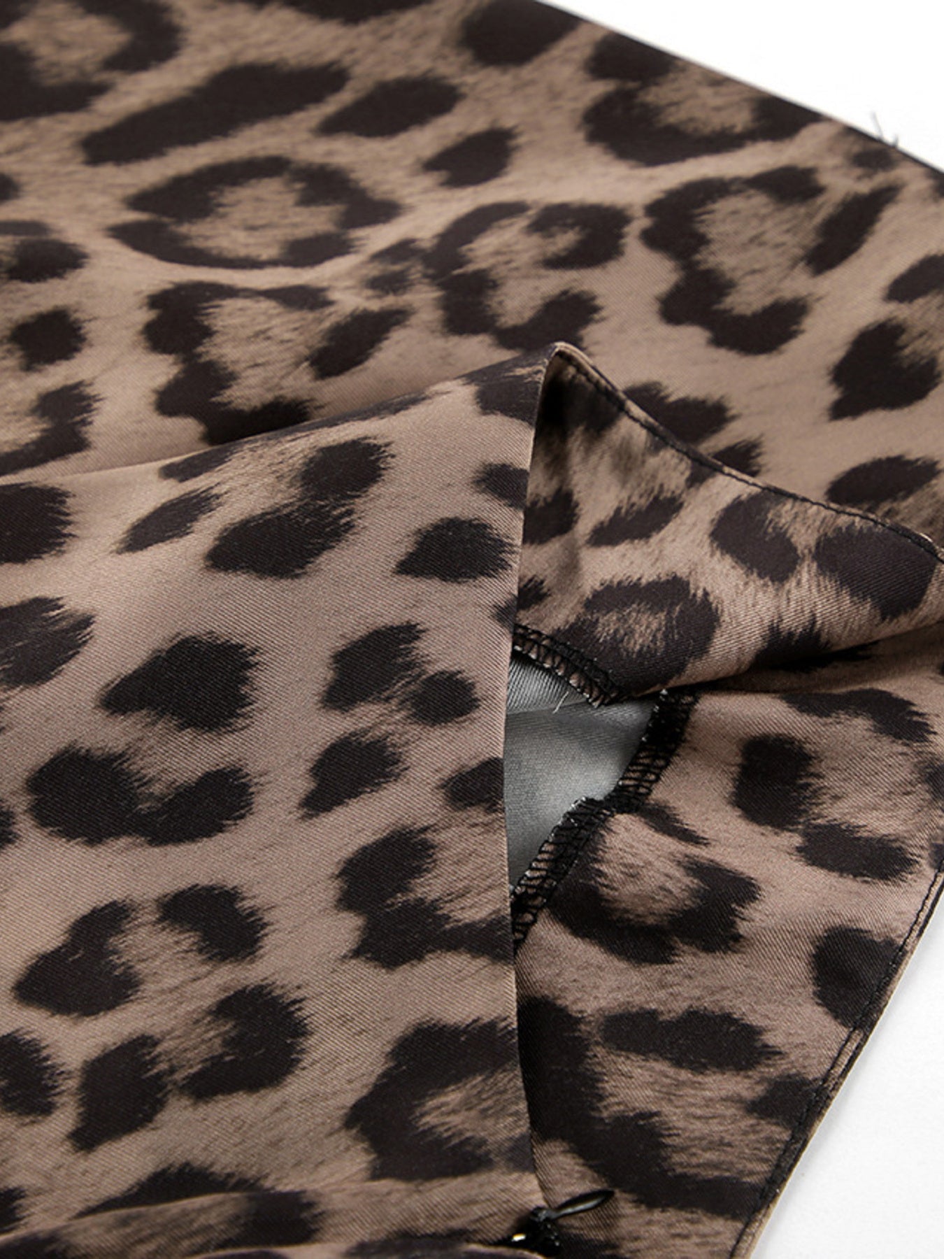 Leopard Print Maxi Skirt - cas7m