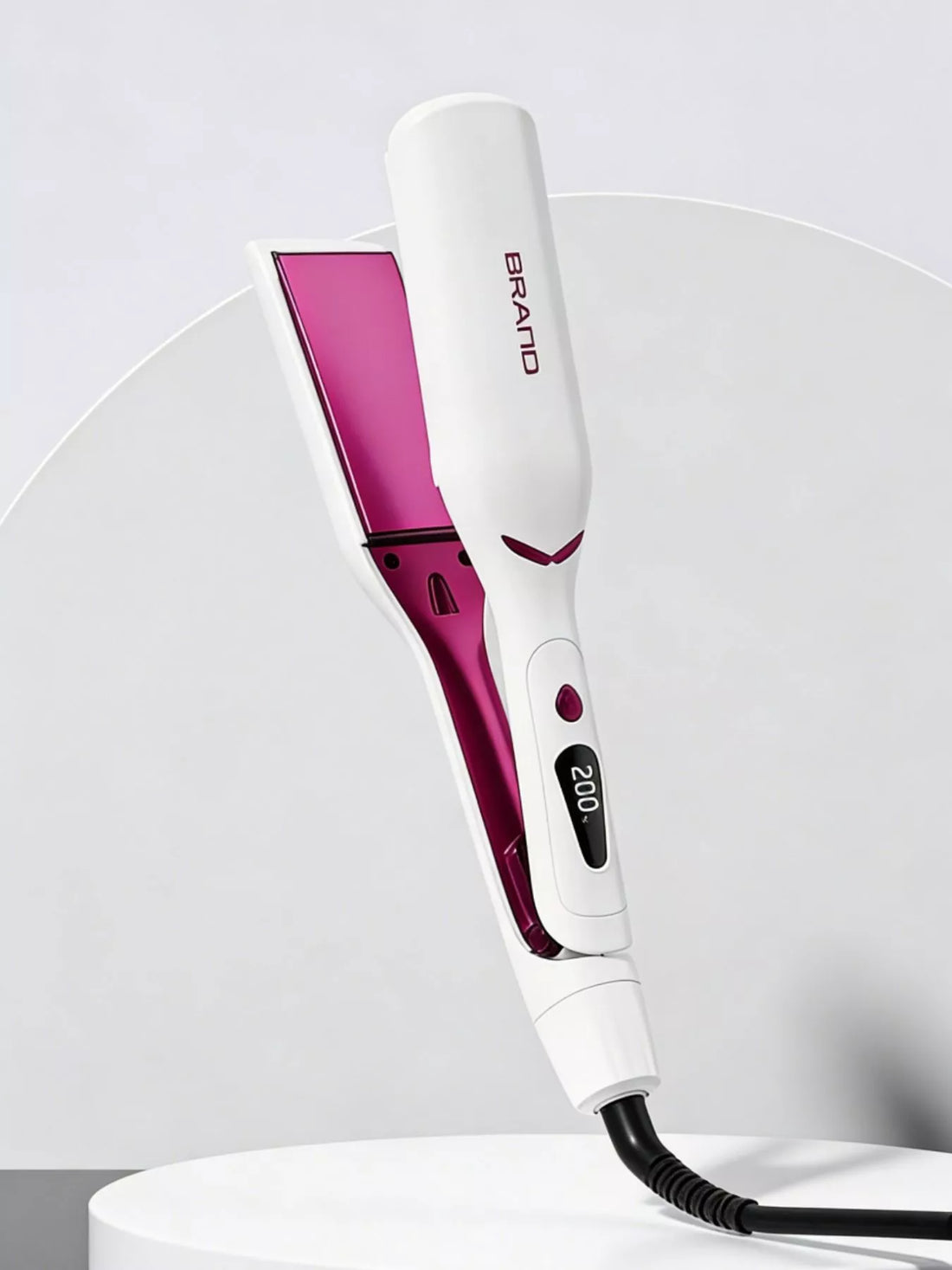 Salon-Quality Adjustable Hair Straightener with Safe Heat Control - cas7m
