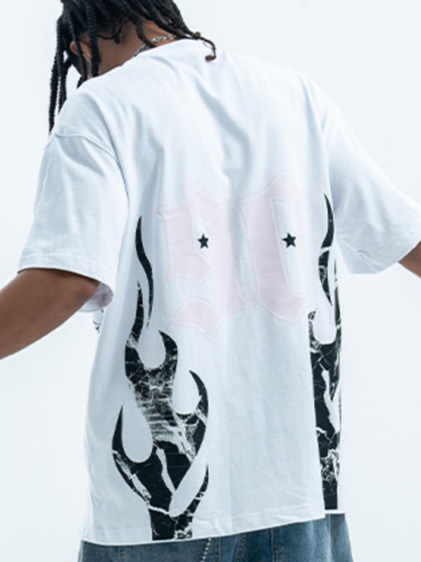 Men's Graphic Round Neck T-Shirt - cas7m