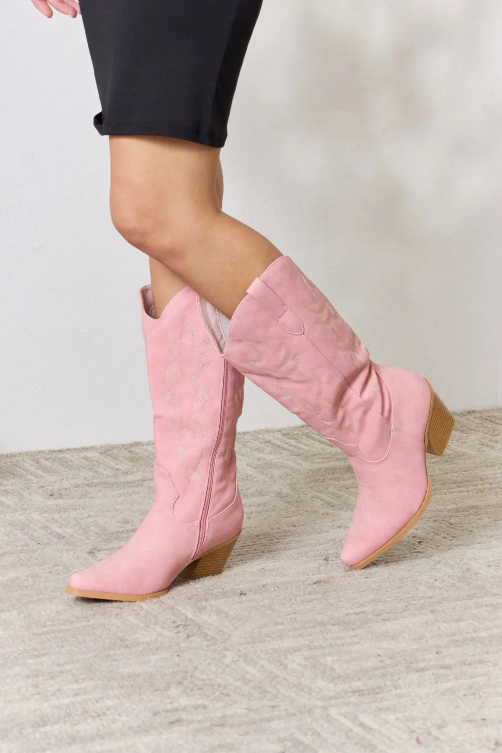 Forever Link Knee High Cowboy Boots - cas7m