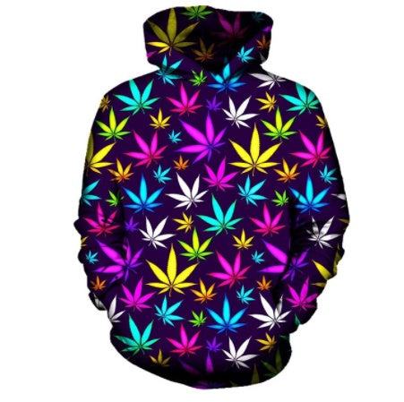 Flower and Bird 3D printed hoodie - cas7m