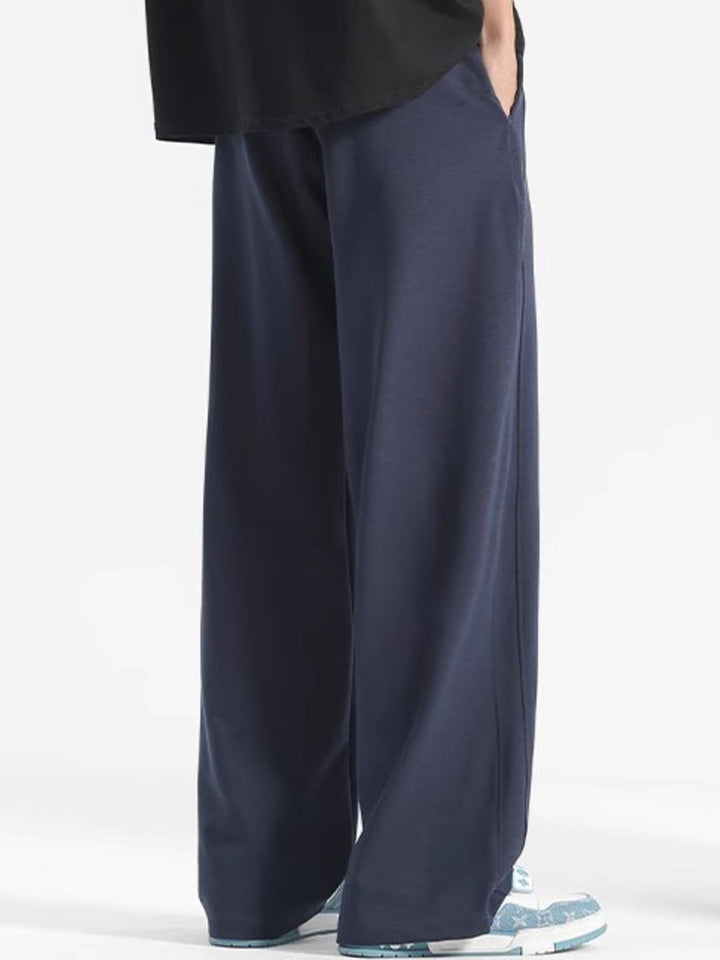 Men's Plus Size Casual Loose-Fit Drawstring Pants - cas7m