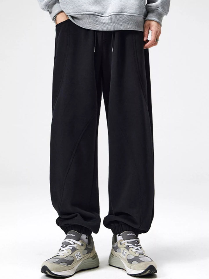 Men's Plus Size Loose Fit Drawstring Sweatpants - cas7m