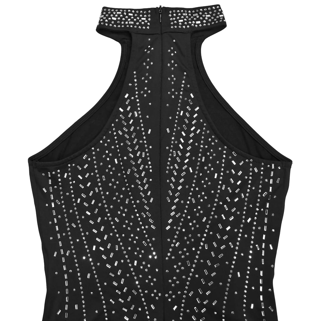 Sparkling Rhinestone Cutout Jumpsuit - cas7m