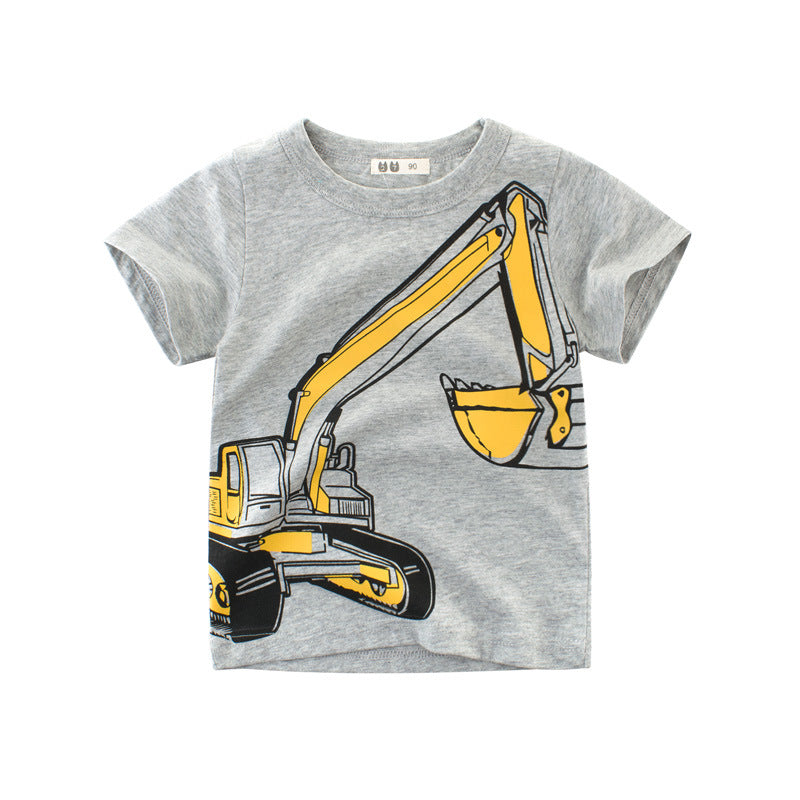 Summer Children's Short Sleeve T Shirt For Boys - cas7m