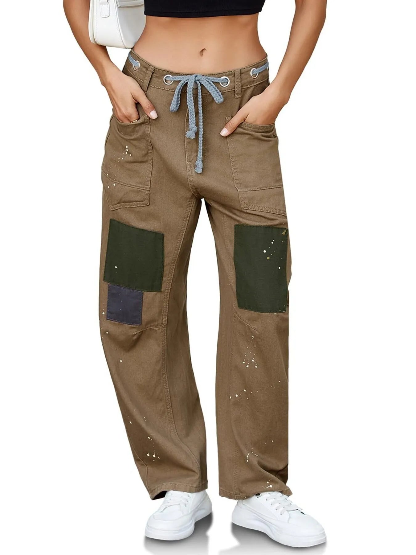 Washed Wide Leg Jeans - cas7m