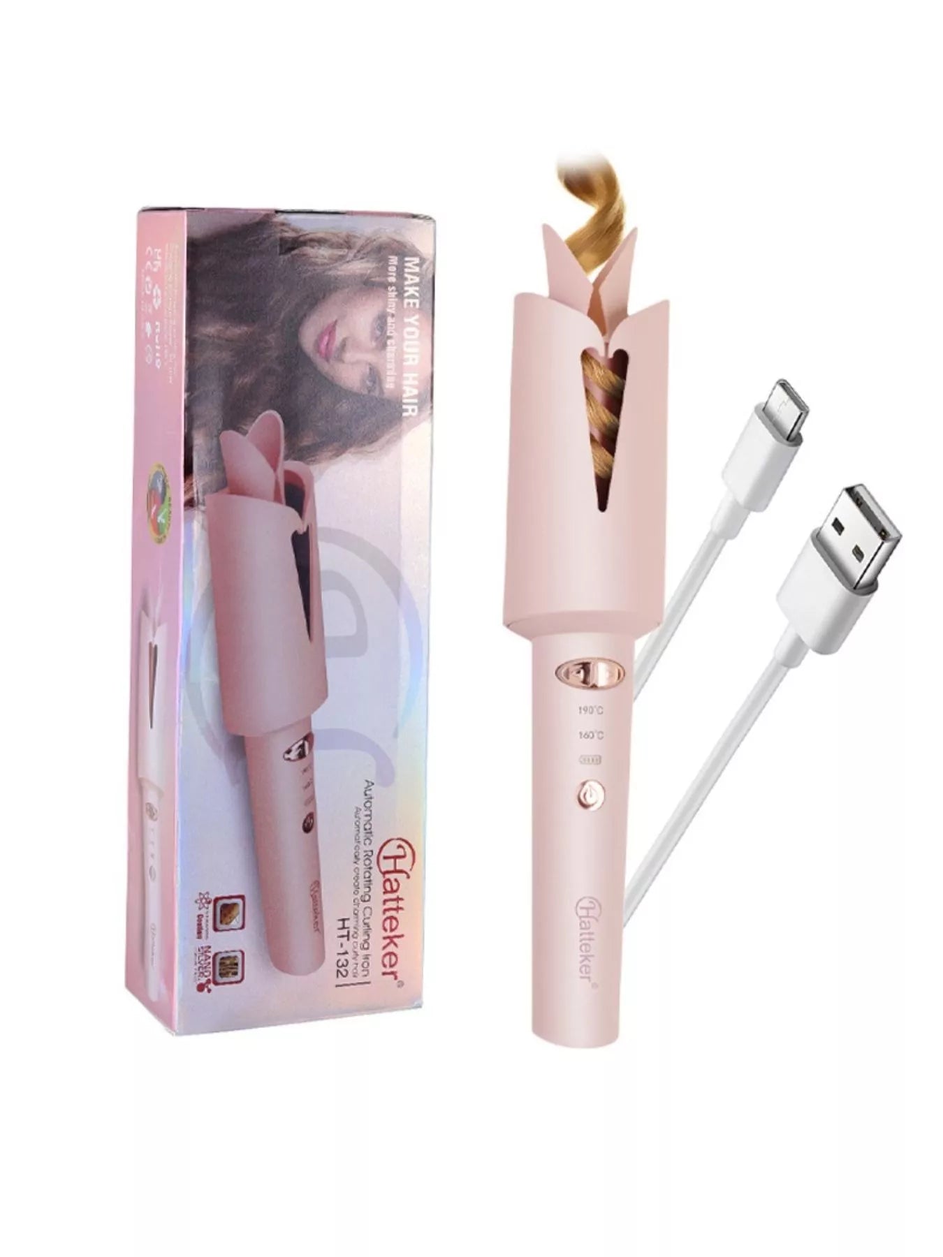 Portable Automatic Hair Curler - Salon-Quality Curls Anywhere - cas7m