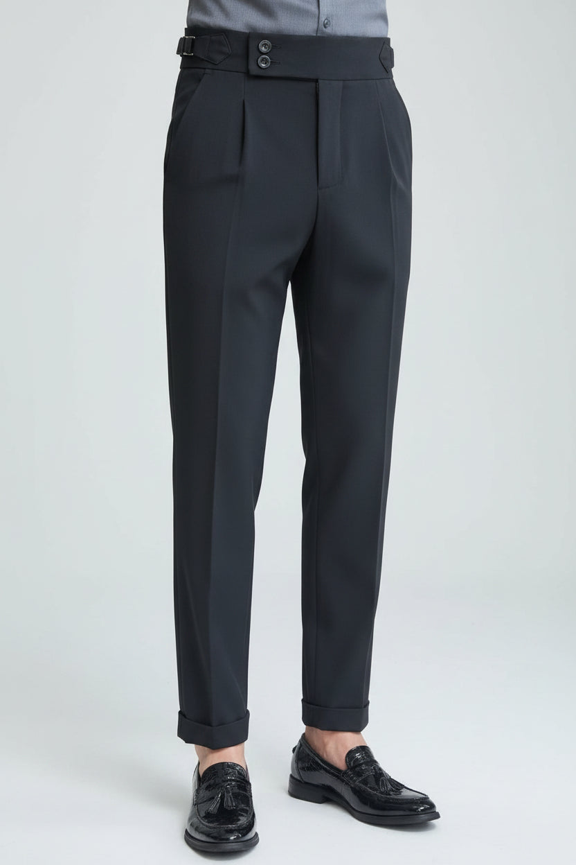 Men's Plus Size Slim Fit Ankle-Length Pants - cas7m