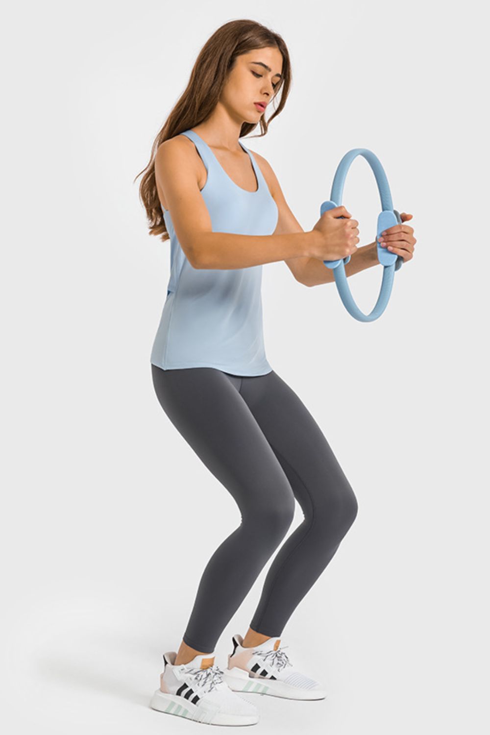 Millennia High Waist Ankle-Length Yoga Leggings - cas7m