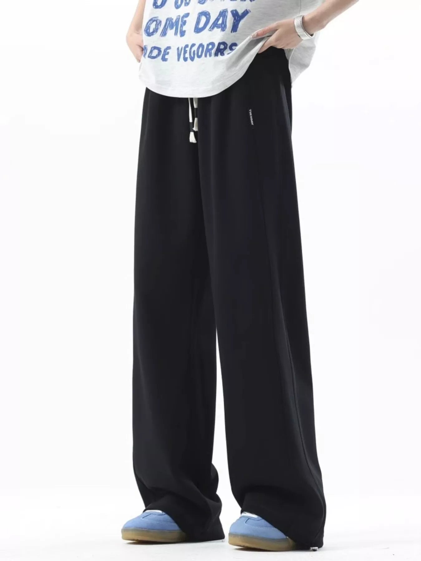 Men's Plus Size Loose Fit Drawstring Sweatpants - cas7m