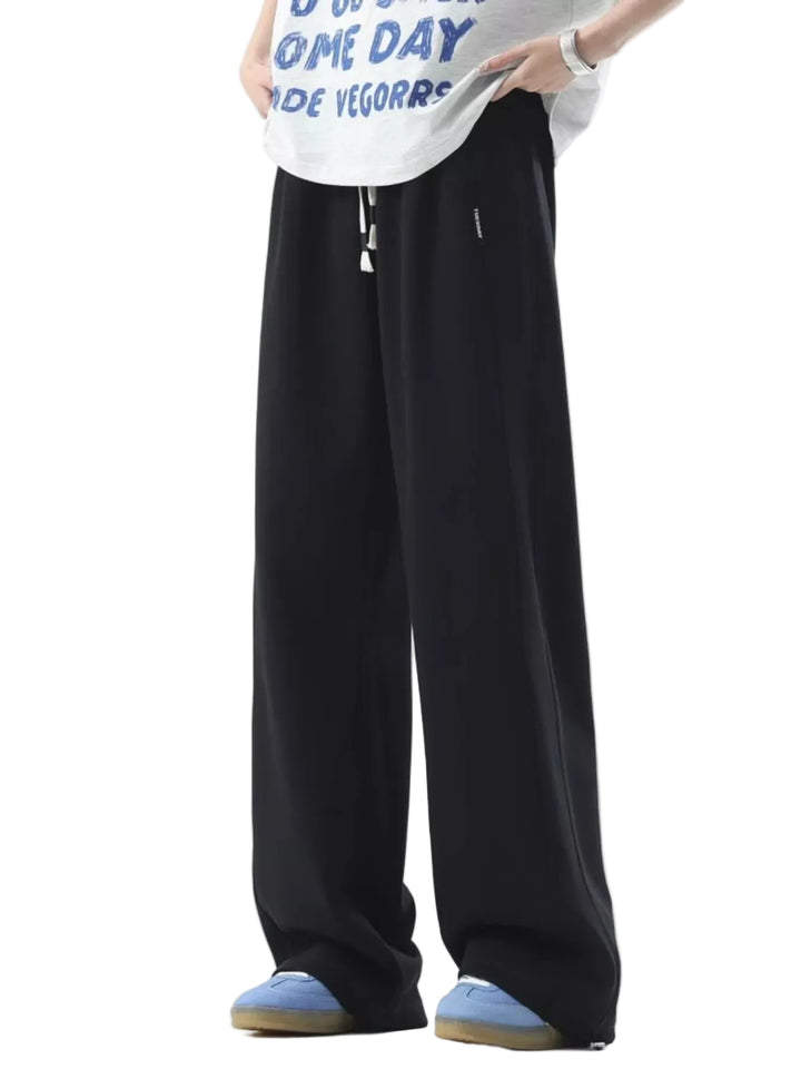 Men's Plus Size Loose Fit Drawstring Sweatpants - cas7m