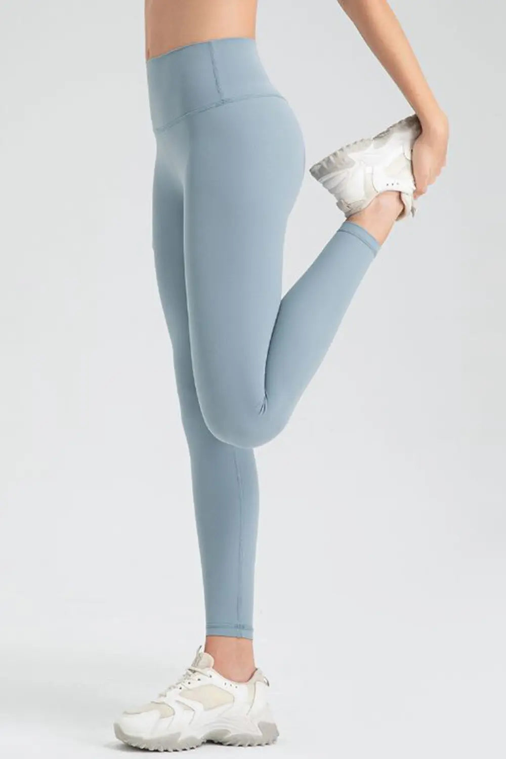 Wide Waistband Sport Leggings - cas7m