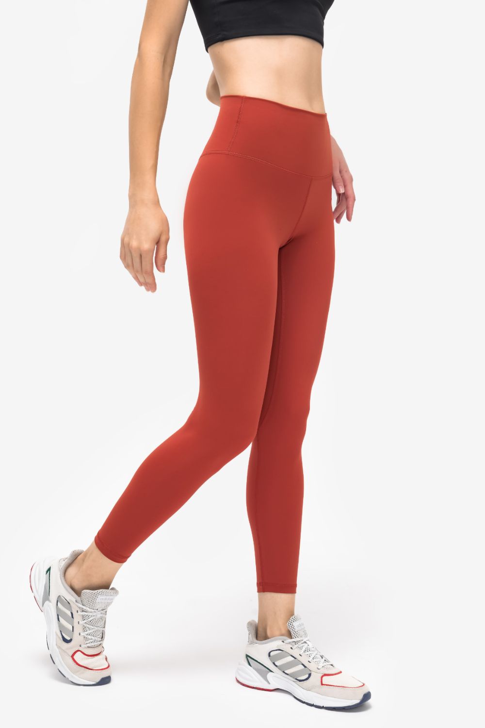 SlimFit High-Rise Butt Lift Leggings with Invisible Pocket - cas7m