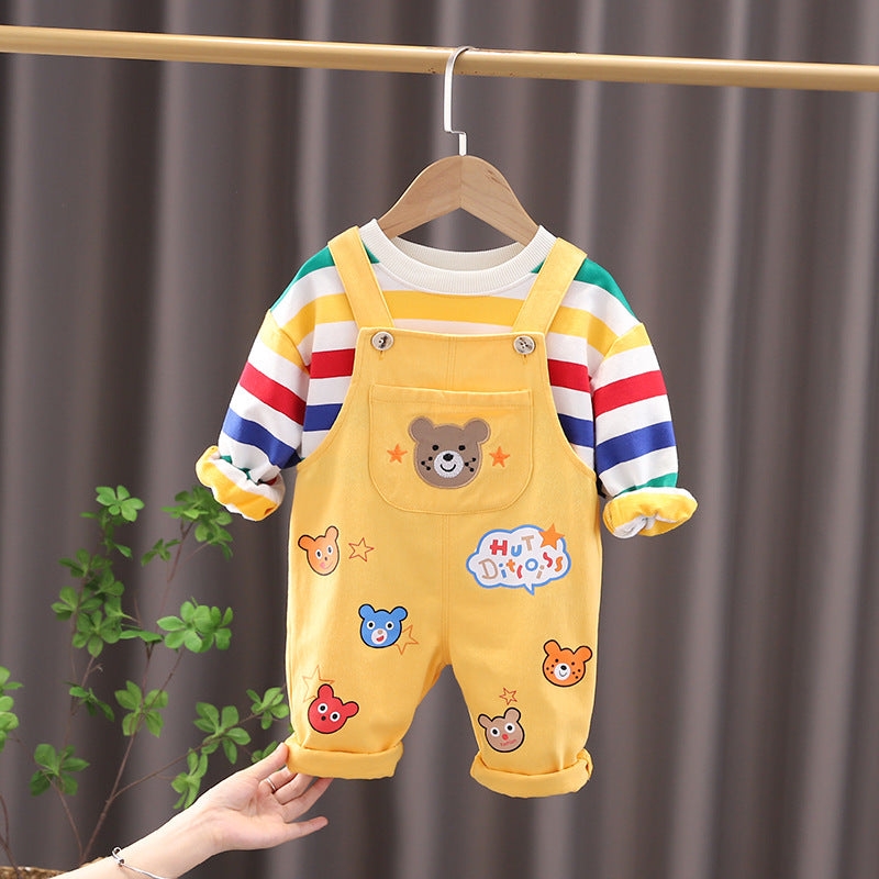 Boys' Top Overalls Suit - cas7m