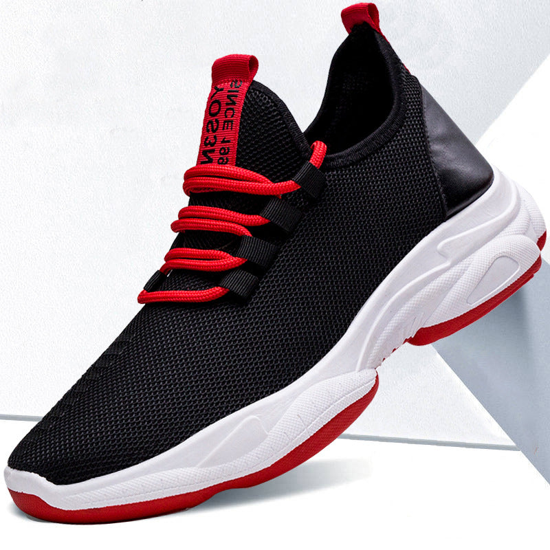 Men Sneakers Black White Sports Shoes - cas7m
